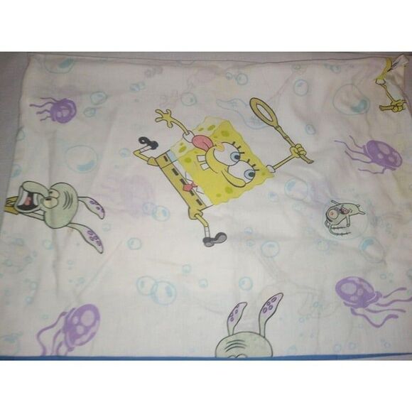 5/$25 Vintage Homemade SpongeBob SquarePants 30" X 20" Pillowcase - Picture 1 of 5